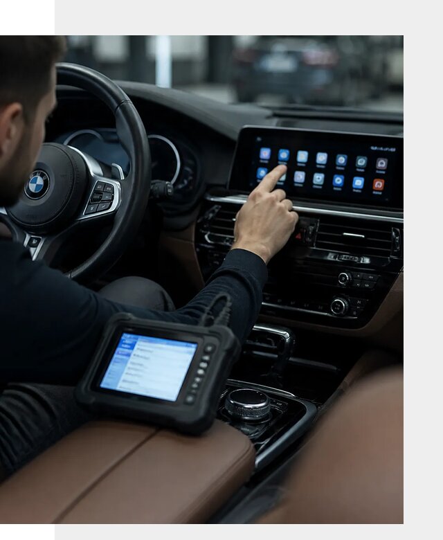 Установка приложений и мультимедиа сервисов BMW в Октябрьском