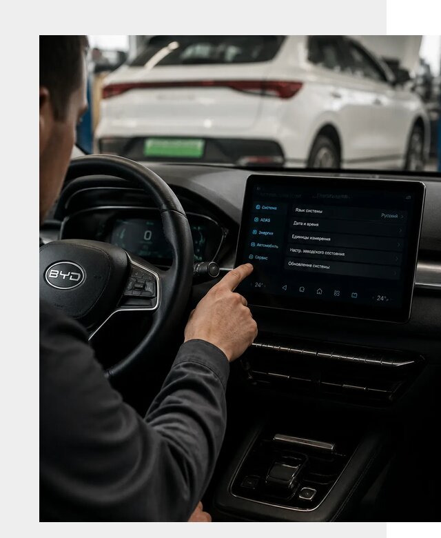 Русификация BYD E2 в Октябрьском от 15432 р. | ФастМобиль-Ктб под ключ