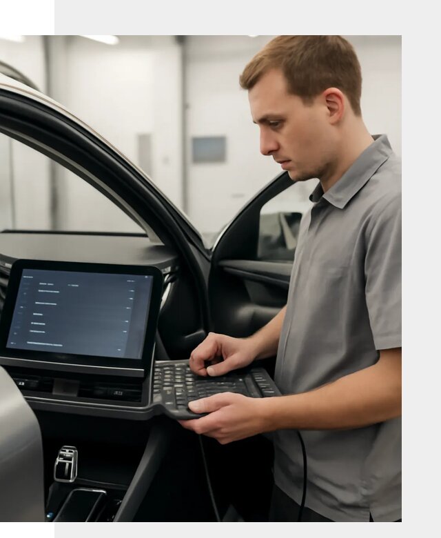 Русификация мультимедиа автомобилей Lynk Co в Октябрьском