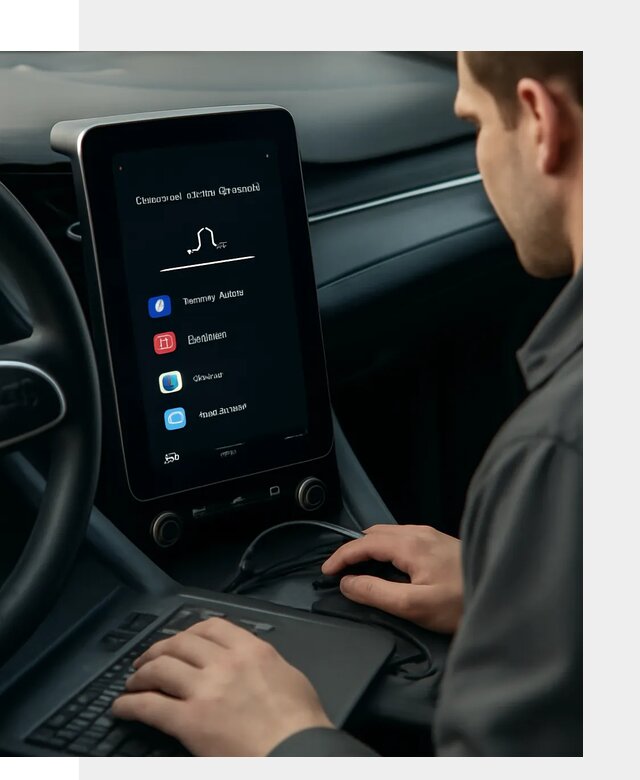 Установка приложений Lynk Co на автомобиль в Октябрьском