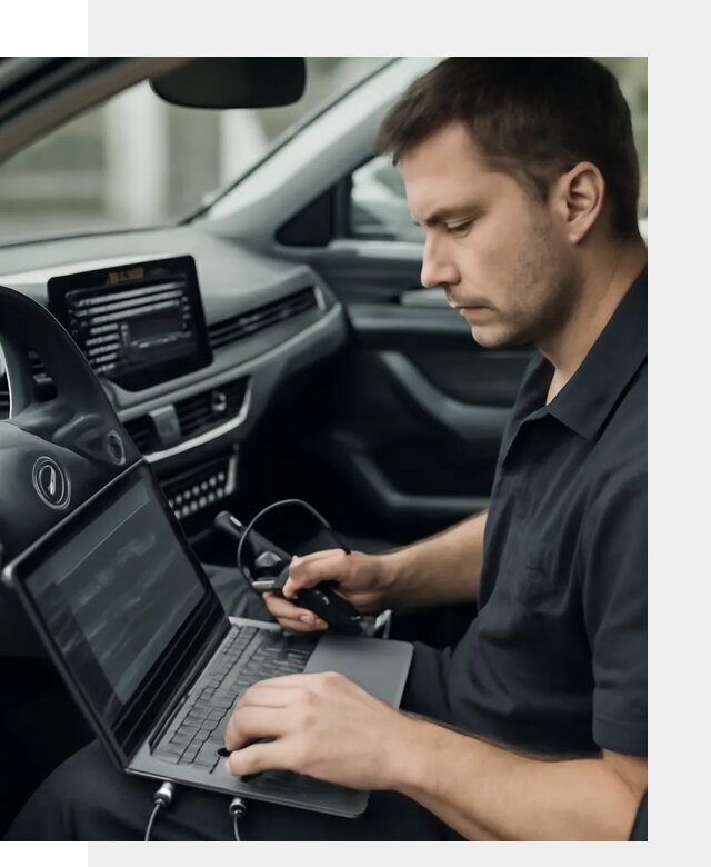 Настройка телематики автомобиля под ключ для авто в Октябрьском