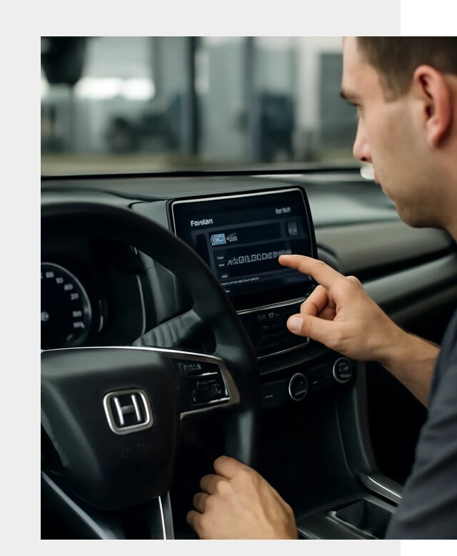 Русификация панели приборов Honda в Октябрьском по цене 5179 ФастМобиль-Ктб