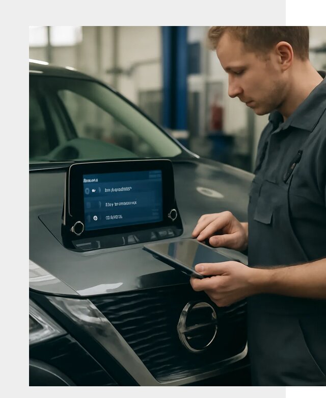 Русификация мультимедиа Nissan в Октябрьском от 6732 р. | ФастМобиль-Ктб